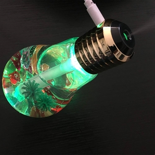 LED pære luftfugter med multifarvet lys  